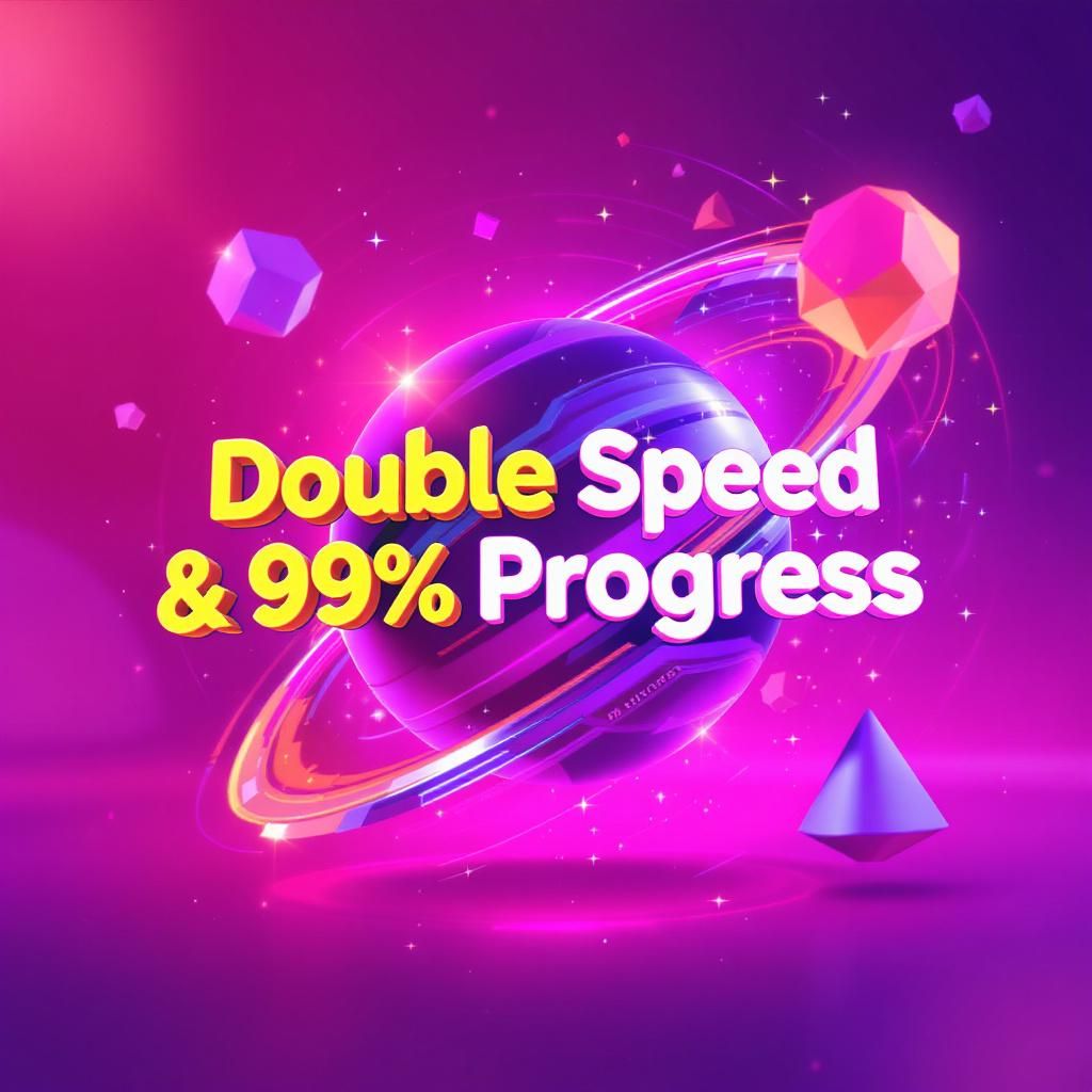 Double Speed & 99% Progress
